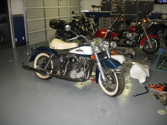 Just picked it up and brought it into the garage