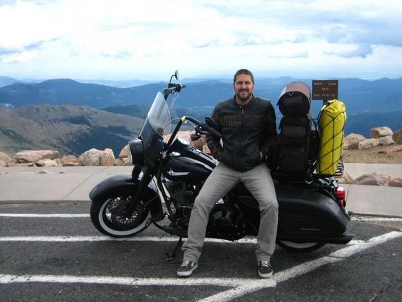 The top of Mt Evans, CO.