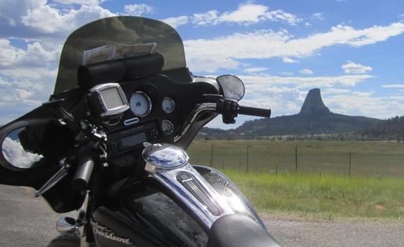 Devils Tower visit during trip to Sturgis, SD.