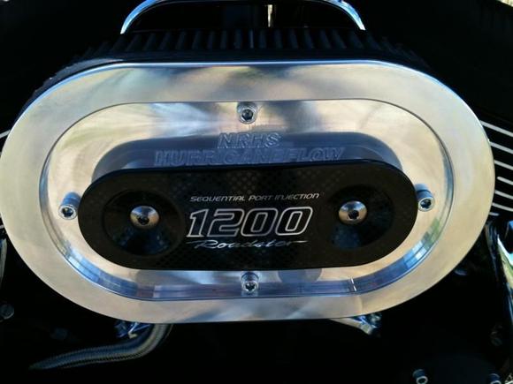 Hurricane flow, polished with stock AC emblem