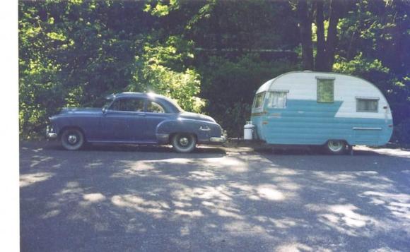 my old chevy and trailer. both stolen feb 2007