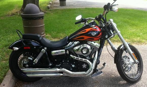 Bike at a camp ground in Grafton Il. along the River Road.