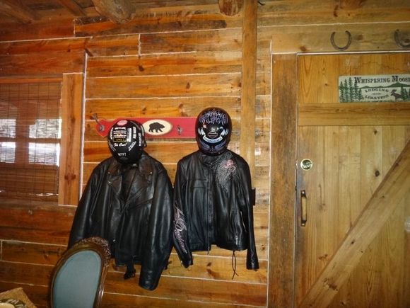 Just unpacked at the cabin. Wife thought this shot was neet. She was right