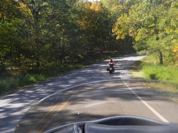 October in Arkansas
Ride up to Mt Magazine