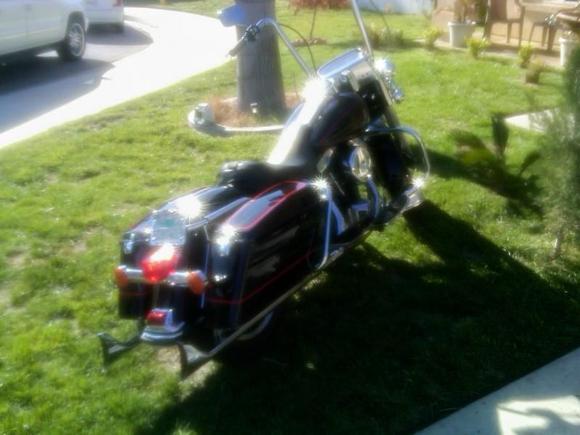 What a difference a little TLC &amp; elbow grease make- well dual head pipes with fishtail exhaust helps too.