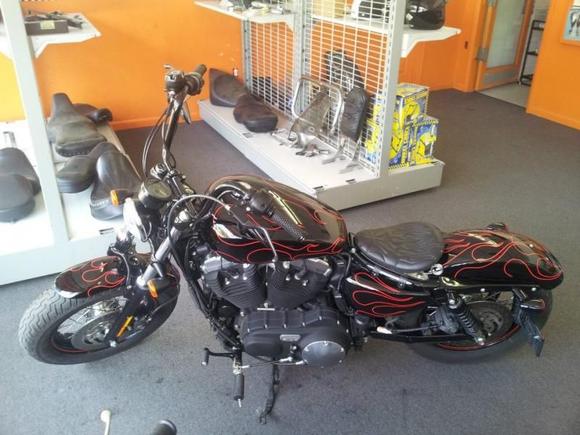 In the shop light