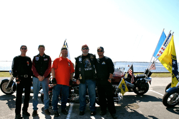 patriot Guard Riders with wounded warrior 3 day ride.