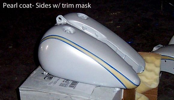 Pearl Coat Tank Sides Done