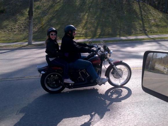 Cruisin on the bike