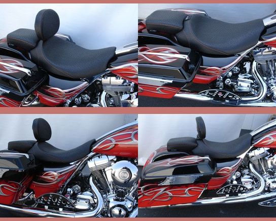 Ostrich Orange Top Stitch Seat
http://www.sideroadcycles.com/AmericanMotorcycles/Seats/Motorcycle_Seats.html