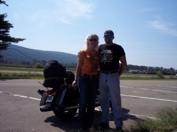 Dawn and Chas in NY during a trip to Canandiagua Lake