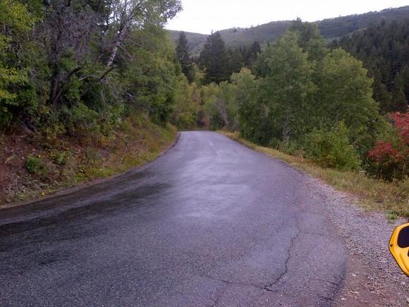 Looking down the Alpine Loop