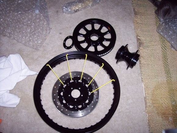 gloss black powder and high gloss yellow