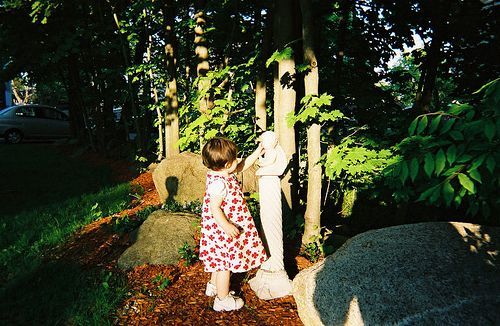 Little girl in the Sun