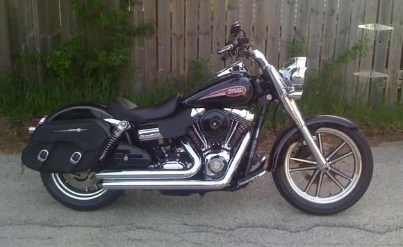 2013 - stock Low Rider wheels back on... bout time