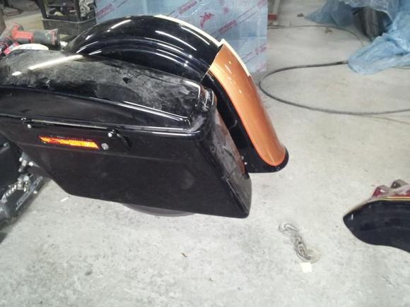 Beginning mod of rear fener