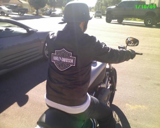 Heading out for a ride.