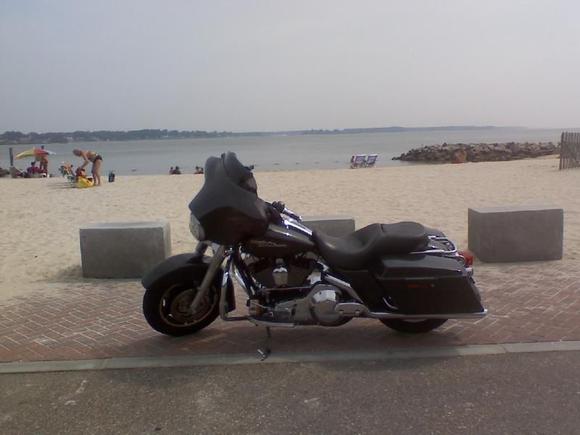 Yorktown Beach on the way home from the shop - Day 1