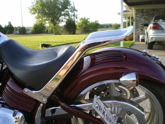 Rocker with chromed struts 004