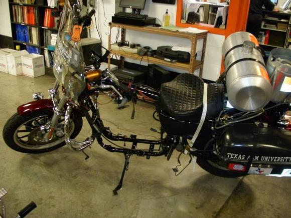 The folks at the shop were really great and did a great job, despite Harley Davidson's best efforts to thwart them.