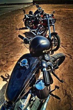 Morning cruse by the beach