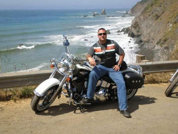 Made it to the California Coast!  WOW what a road!  Labor day weekend, '08!