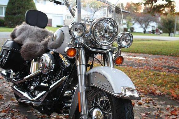 New birthday chrome - front light trim, front fender trim, regulator cover