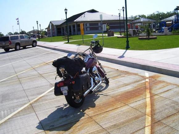 Rest stop in Illinois on the way up.