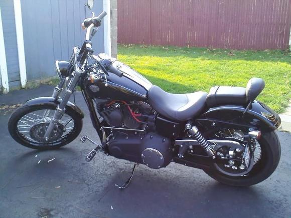 new red wires and skull shifter peg - reflectors removed
