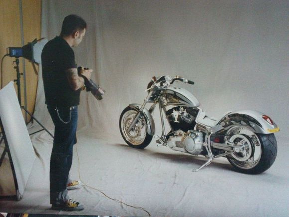 At National Custom Show Paris - 2003 
Photographer : Max Trono