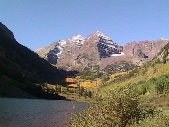 Maroon Bells and Maroon Lake