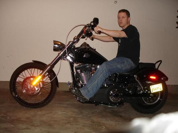 2010 Wide Glide... mini apes, new headlamp, other little accessories you can't really see in this pic