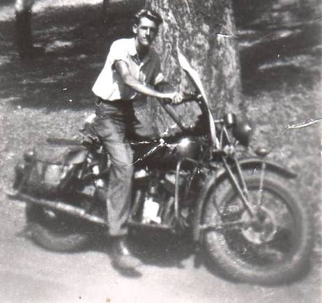'43 Indian Scout 30-50
Dad, 1943, San Diego Balboa Park