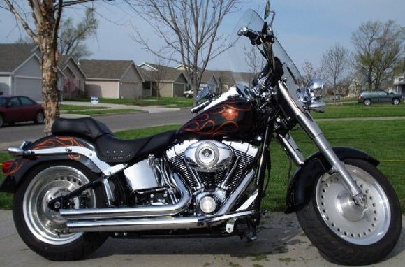 Danny's flamed Fatboy