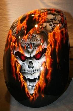 Rear fender, eyes are frenched lights