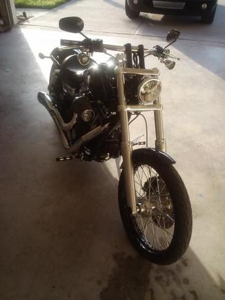 Moved the lights back onto the handle bars