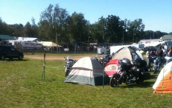 Rumble on the river the camping area