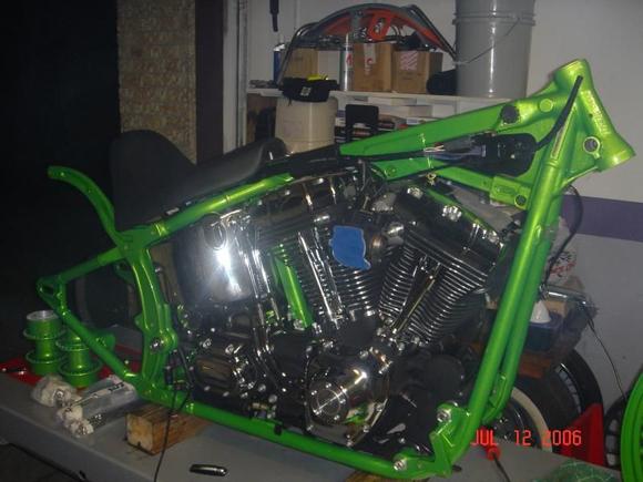 Frame &amp; motor.