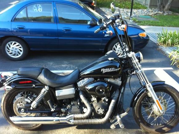 16 inch 1 1/4 Ape hangers powder coated gloss black