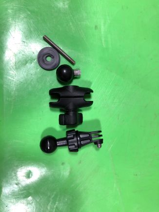 Ram pieces and mount