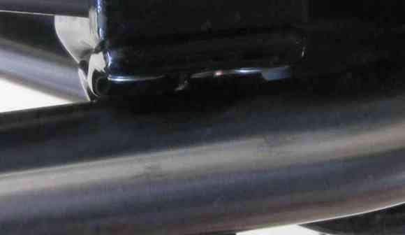The bracket then cleared the bracket by about 0.1 inches on the side and 1/4 in front to back.. Picture is mirrored..