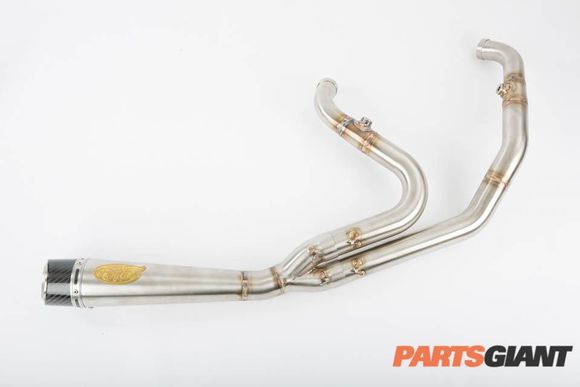 RSD Slant exhaust system for 1986 to 2017 Softail models.