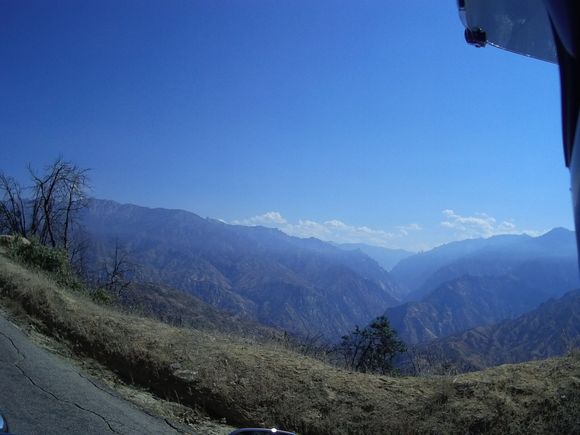 Looking out at Kings Canyon from Hume Lake
