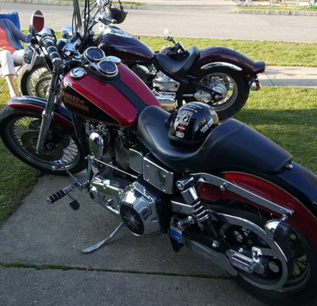 with a V-Star 1100 Custom