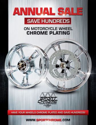 Chrome Plating for Motorcycle Wheels