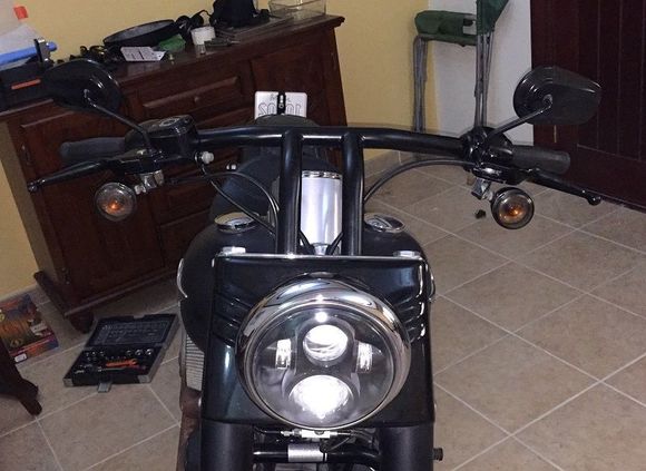 To the new. Haven't had her out yet, hopefully will to able to get her on the road today.