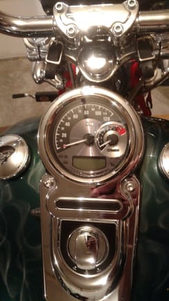 installed one on my super glide was really surprised how easy it was to program to show correct mileage and preferred it over my original white faced speedo