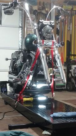 polished out my fork lowers