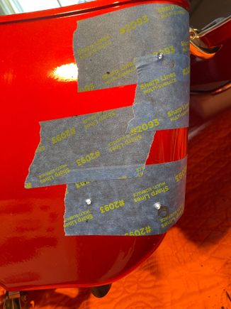 Here's a look at how far off I was based on the marks I was able to make from the Pod based on the installation instructions...