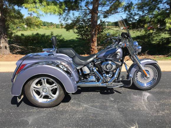 Unit with just the shield, later upgraded to a fairing